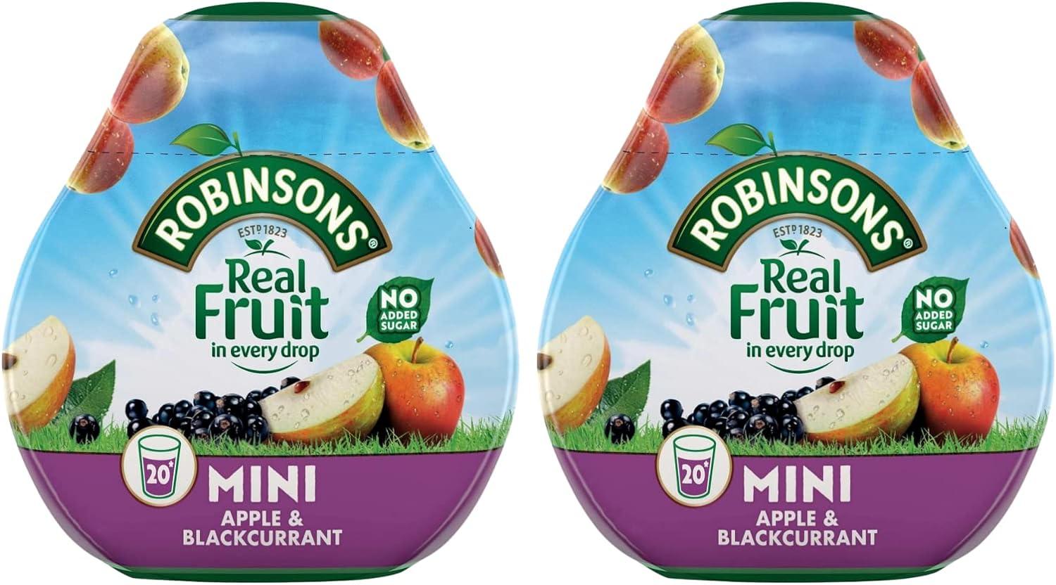 Robinsons Mini 2-Flavour Bundle - Apple & Blackcurrant and Orange