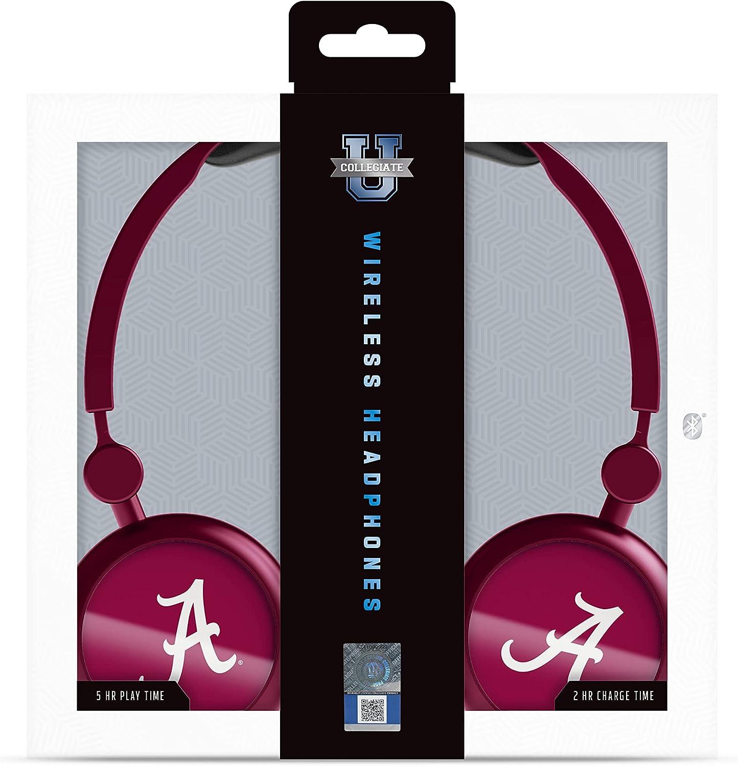 SOAR NCAA Bluetooth On-Ear Headphones, Michigan State Spartans NC State Wolfpack NCAA Lightweight Wireless Bluetooth On-Ear Headphones