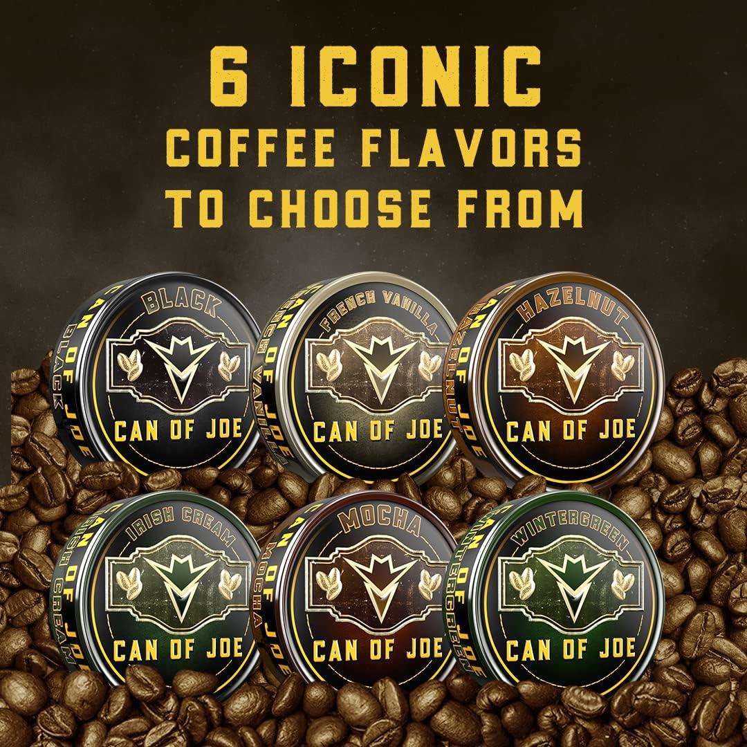 cup o joes tobacco Can of Joe Fat Cut Coffee Dip 6 Pack - Tobacco Free and Nicotine Free  (Black) | Buy Now with Express International Delivery