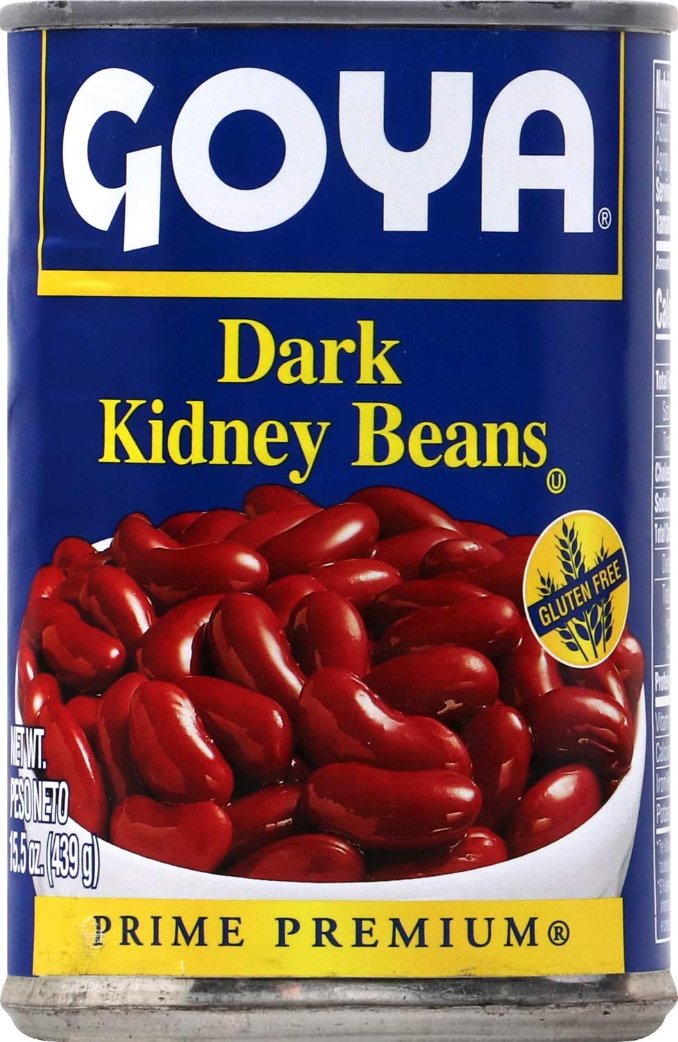 Goya Foods Dark Red Kidney Beans 15.5 Ounce (Pack of 24)
