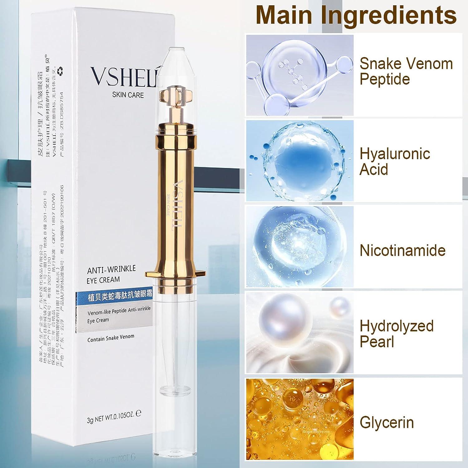 Snake Venom Eye Cream Chaffee Life Snake Venom Peptide Eye Serum Set