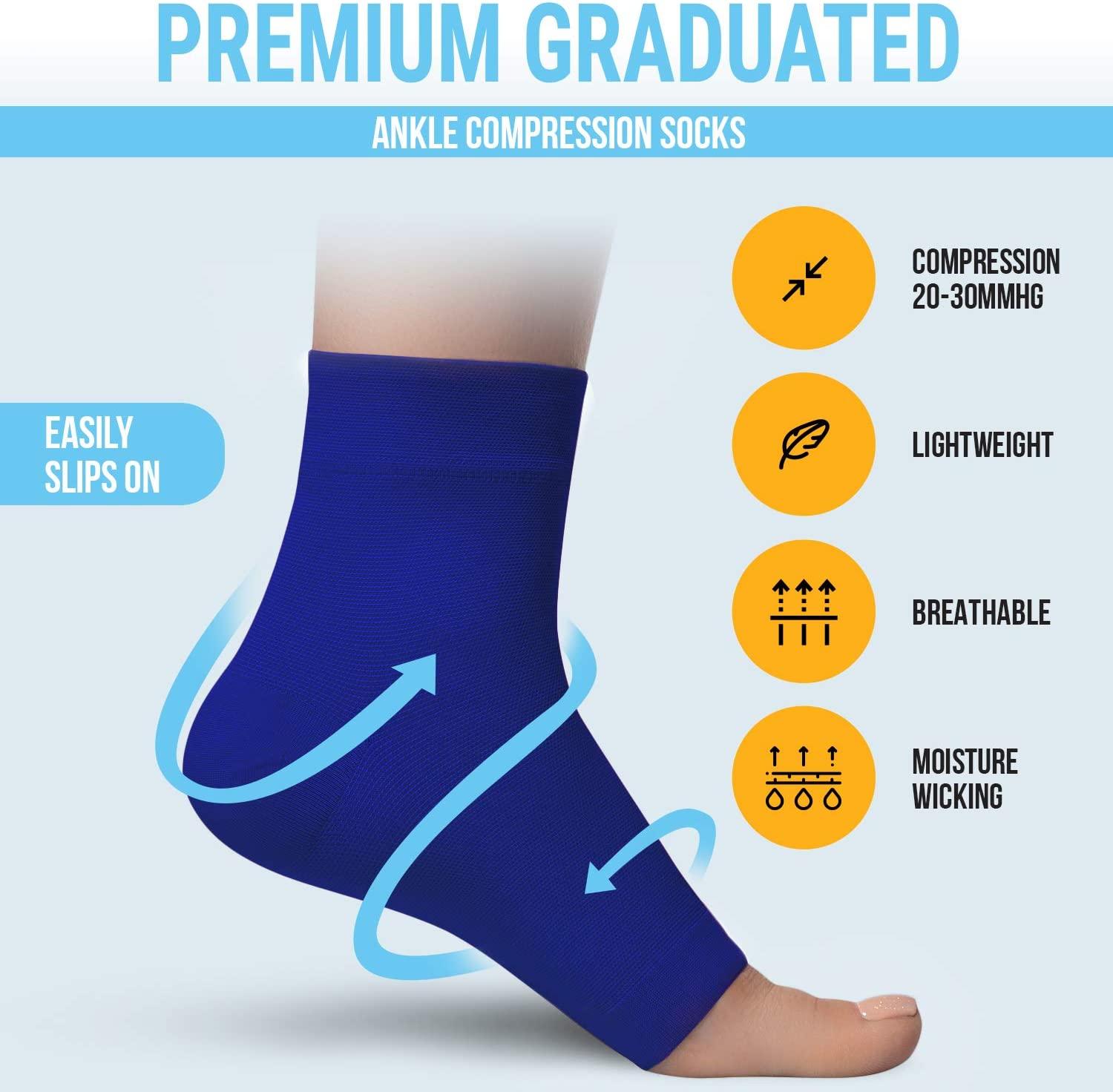 Ankle Compression Sleeve 2030mmhg Open Toe ?ompression Socks for