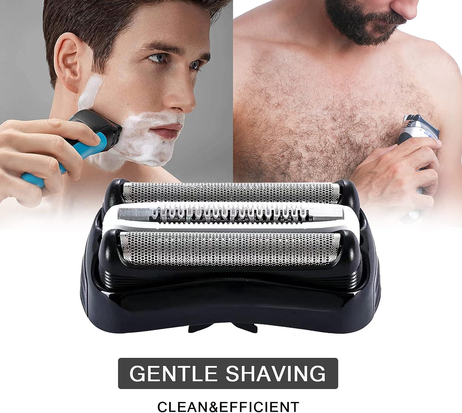 Efficient shave with Braun replacement heads