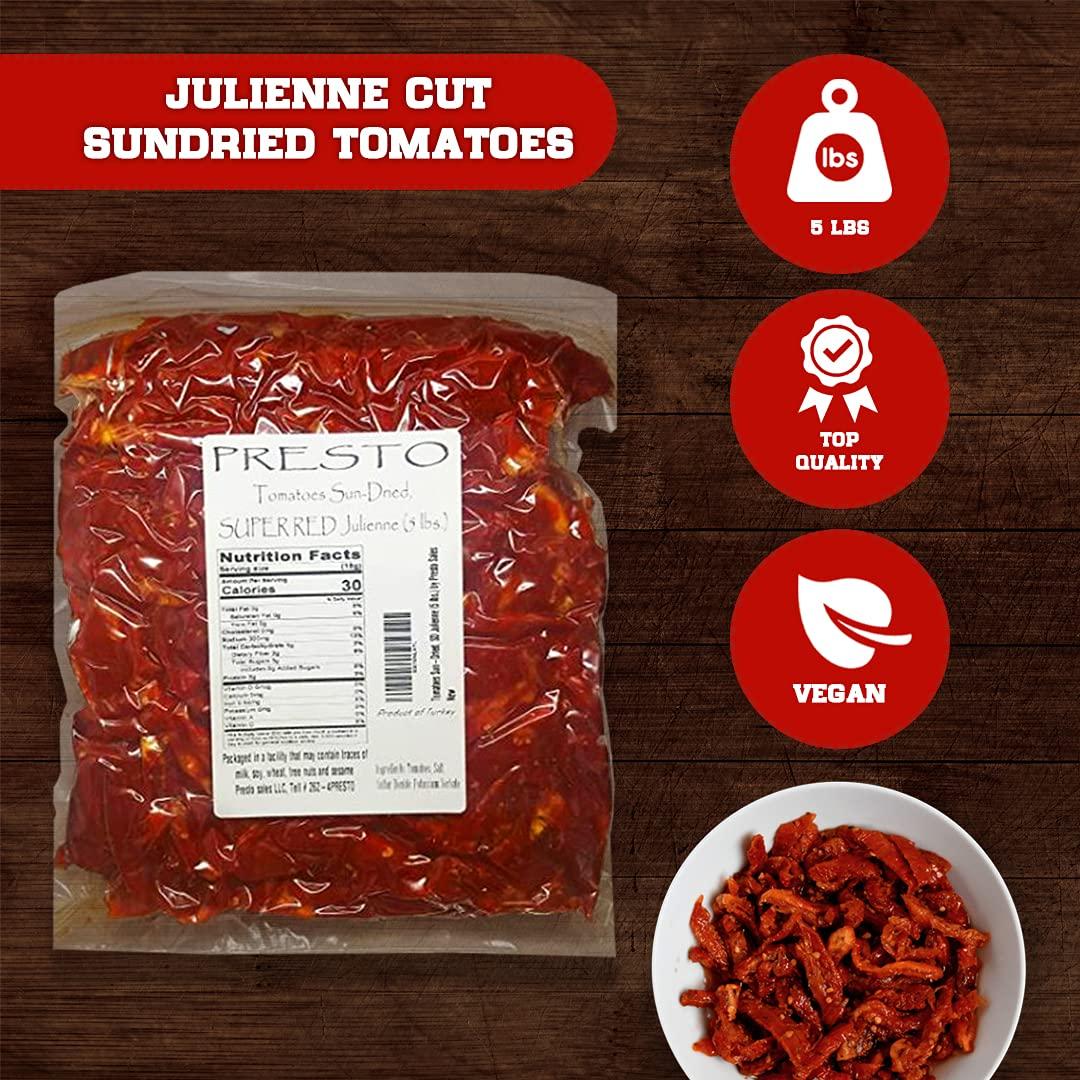 Tomatoes SunDried SUPER RED Julienne cut Nutrient Full Delightful