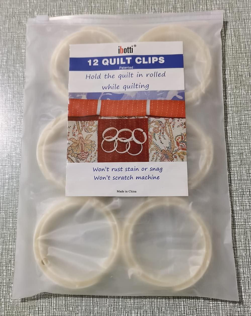 Quilt Clips 12 Pack 3 inches Plastic Quilting Clips Hold The Quilt Rolled  While Quilting
