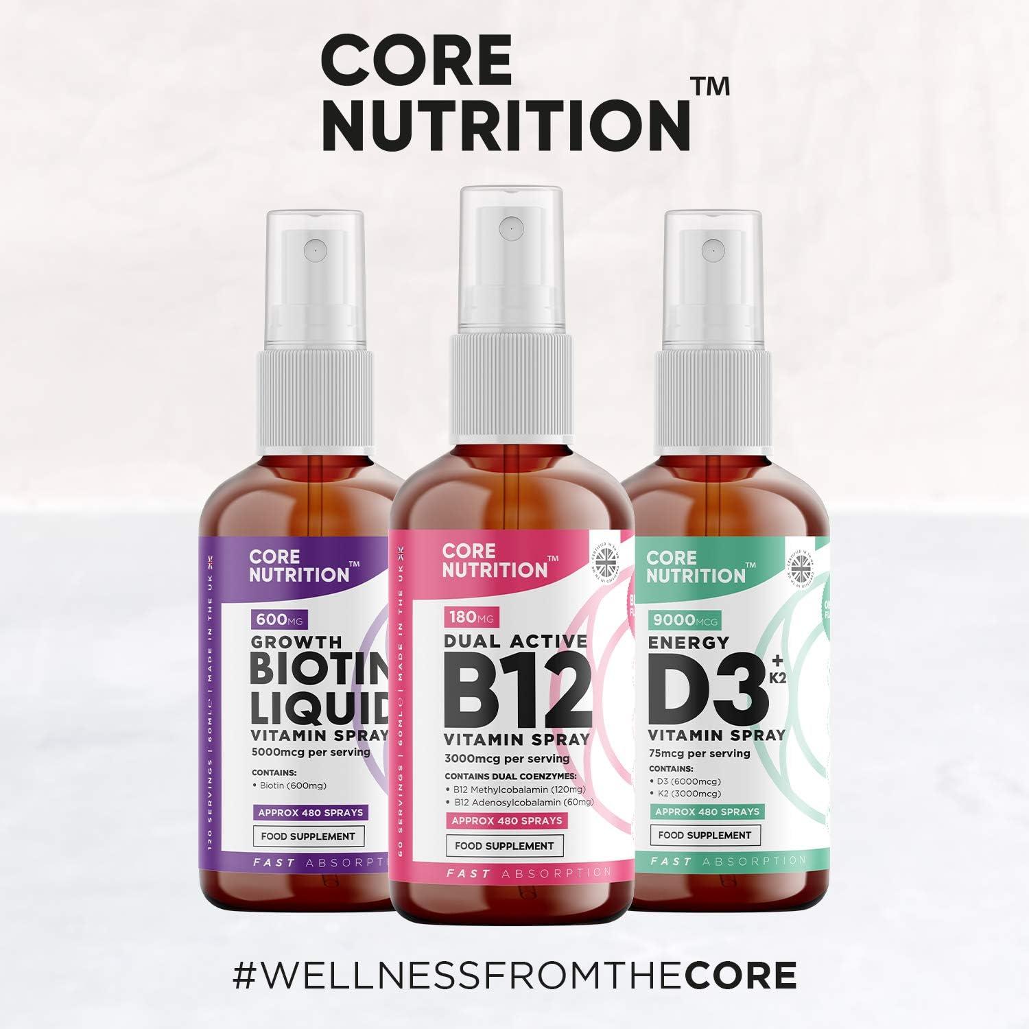 Vitamin B12 Spray 3000mcg High Strength 60ml for 60 Day Supply