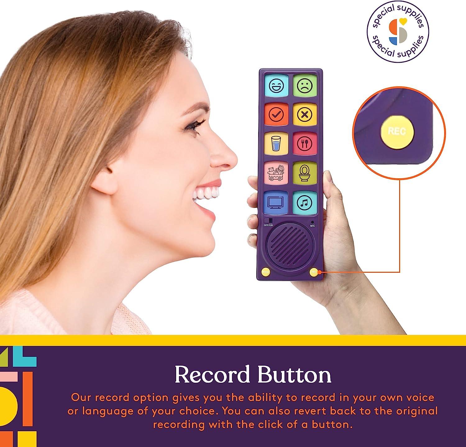 Special Supplies AAC Communication Device Speech Therapy,Talker Buddy