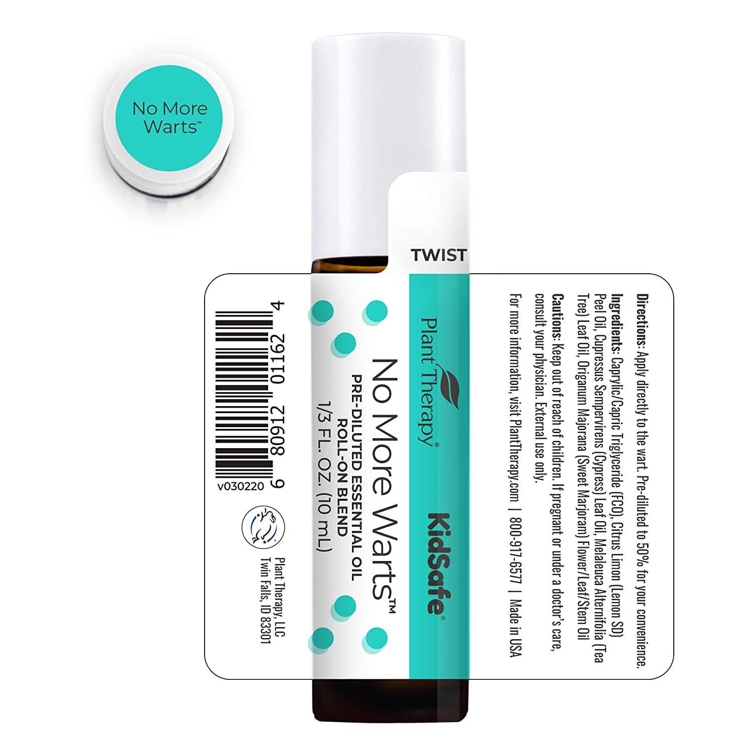 Plant Therapy Set 3 Roll-On Olio Essenziale KidSafe – Germ Destroyer, Calming The Child, Nighty Night – 10 Ml Ciascuno, In Olio Di Cocco