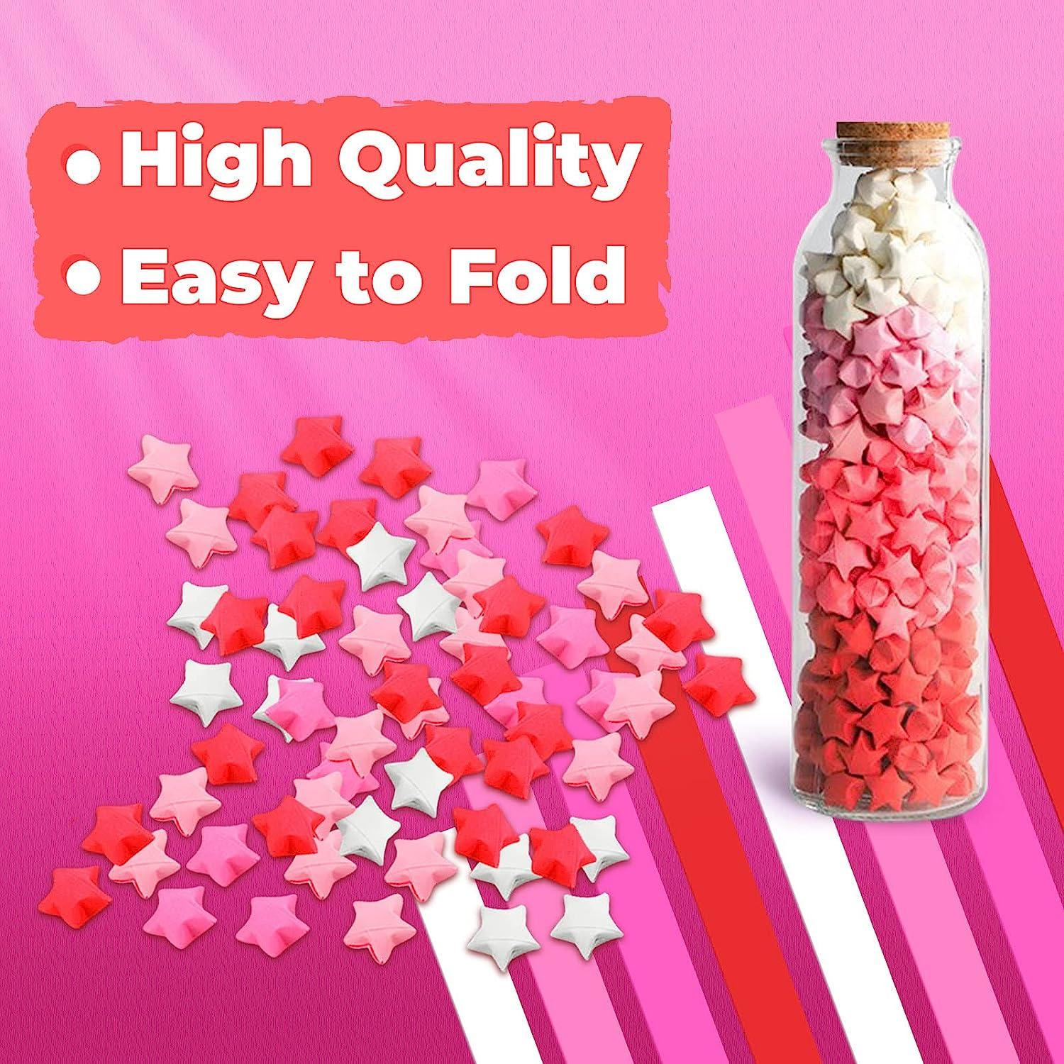540 Sheets Colorful Origami Stars Paper Origami Lucky Star Paper for DIY  Crafts