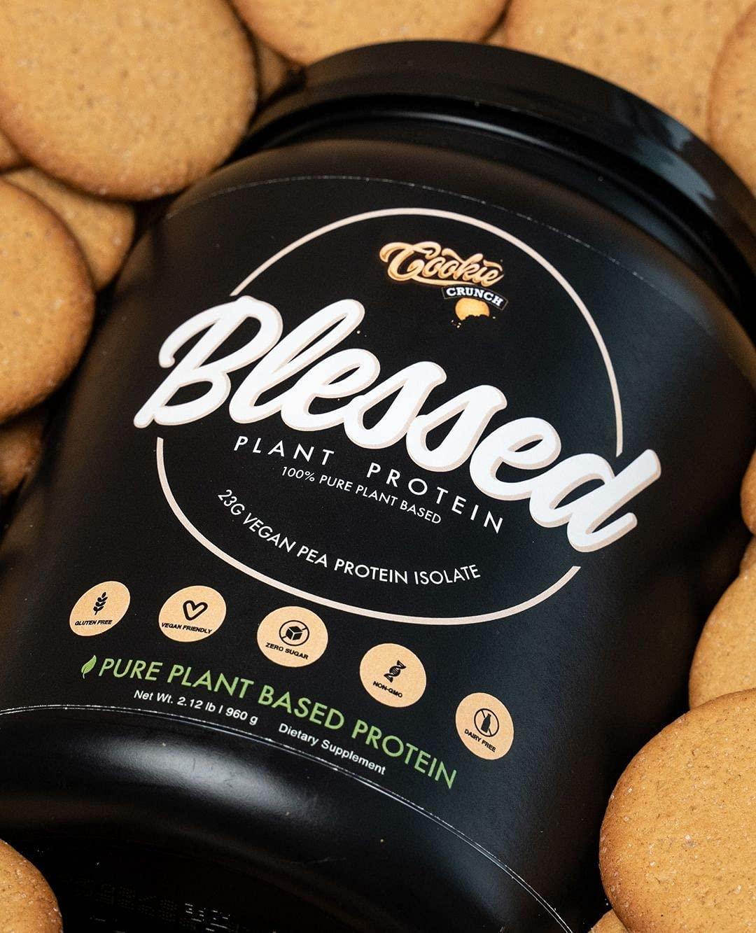 BLESSED Plant Based Protein Powder 23 Grams, All Natural Vegan