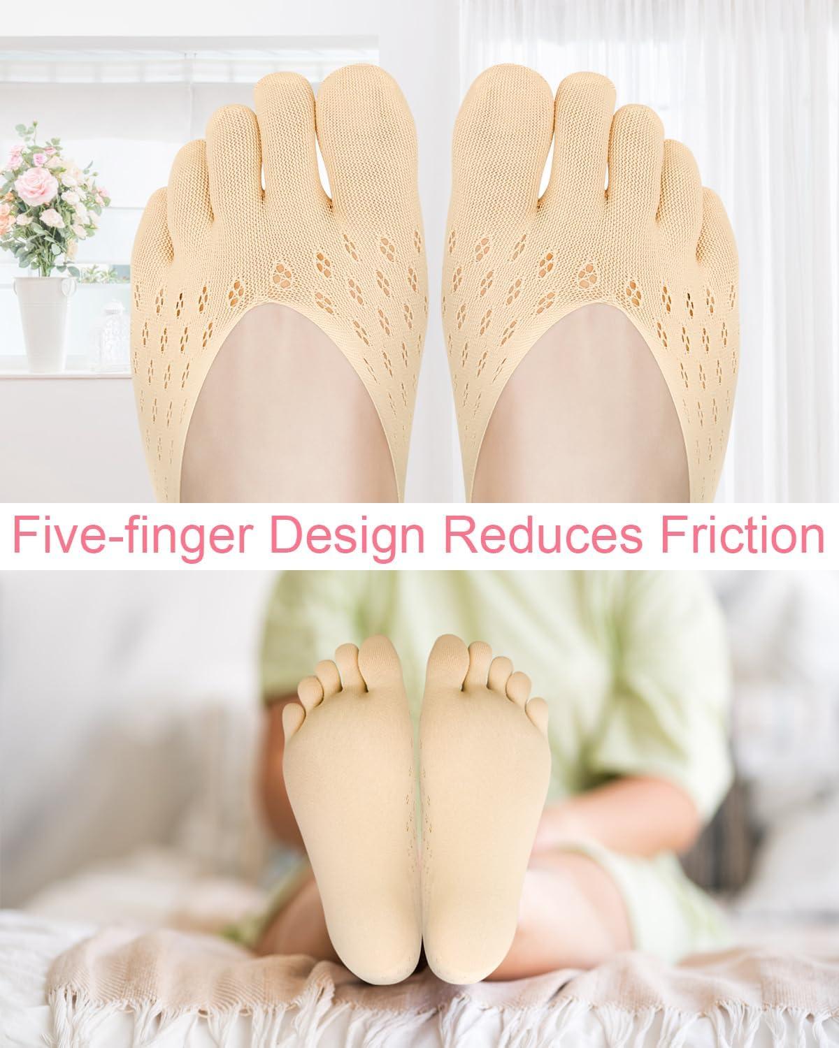 6 Pair Bunion Relief Socks Toe Alignment Socks Compression Toe