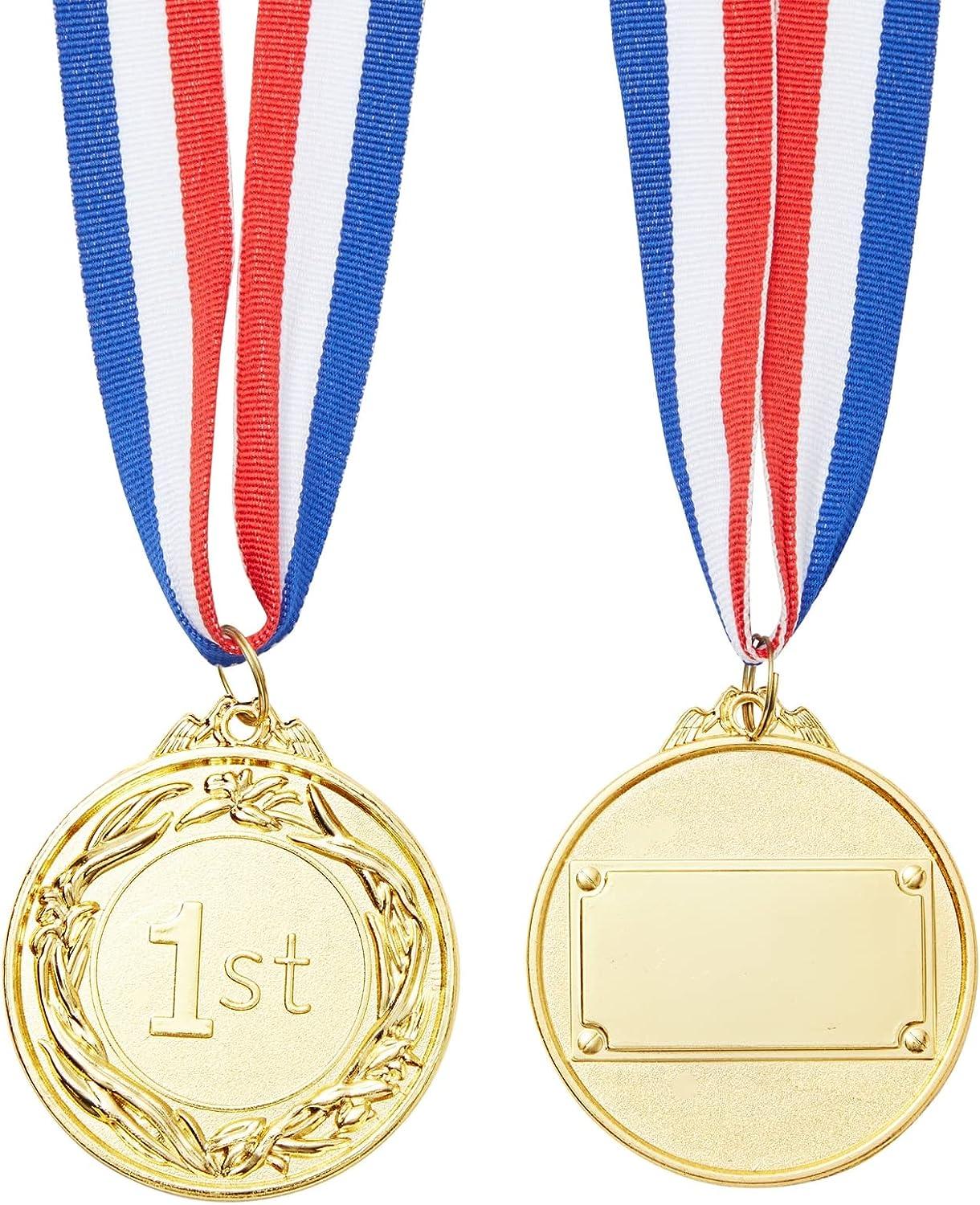 6 Pack 1st, 2nd, 3rd Place 2.6Inch Award Medals for Kids and Adults