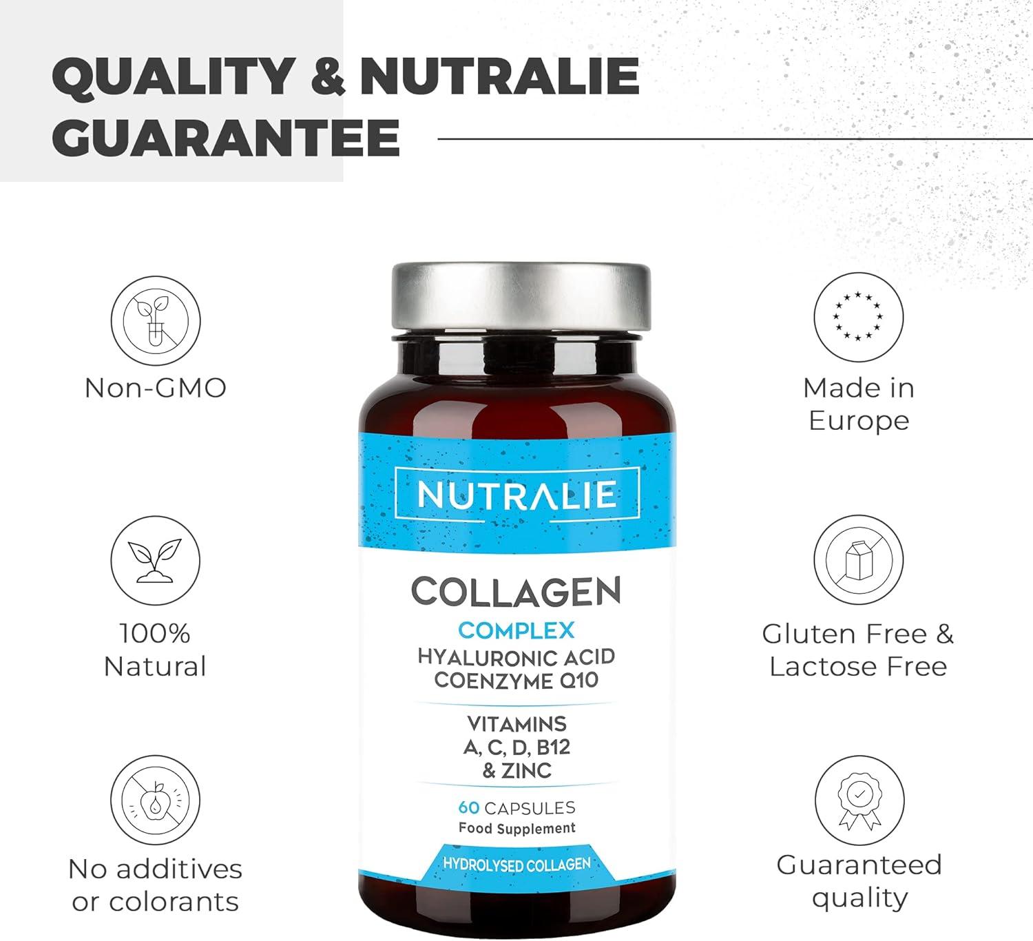 Collagen + Hyaluronic Acid + Coenzyme Q10 + Vitamins A C D and B12