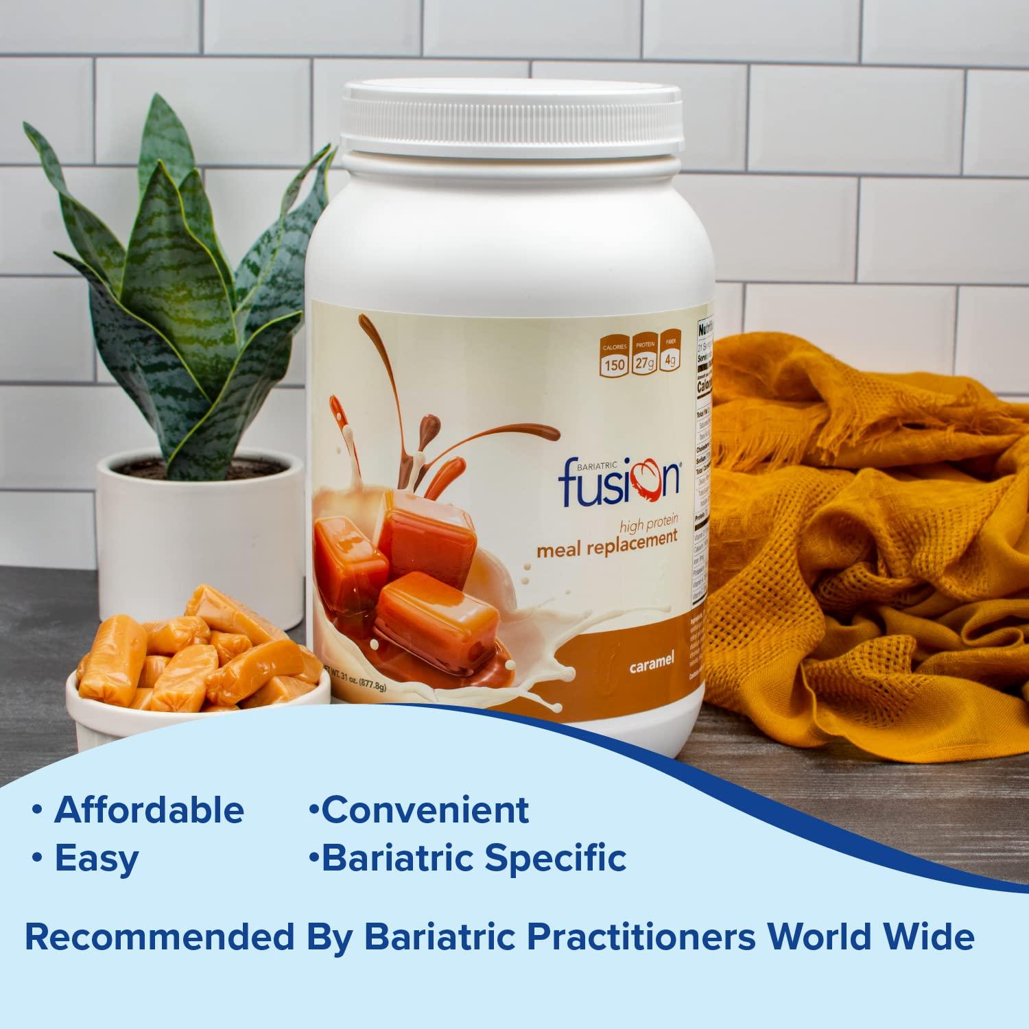 Bariatric Fusion Caramel Meal Replacement Protein Powder 21 Servings