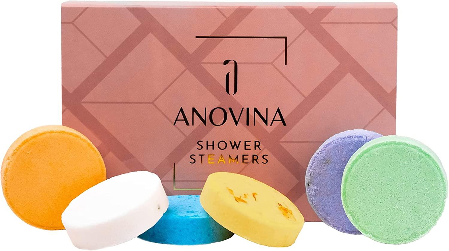 Anovina Shower Steamers USA Made with Essential Oils Aromatherapy