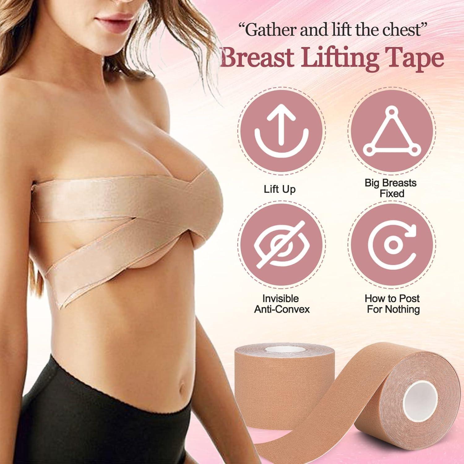 Extra Large Adhesive Bra, Boob Tape, Breast Tightening Band, Body