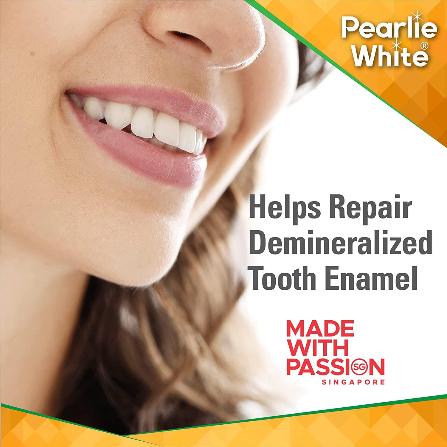 Pearlie White Active Remineralization Fluoride Free Toothpaste 3.8oz/110gm Remineralizing