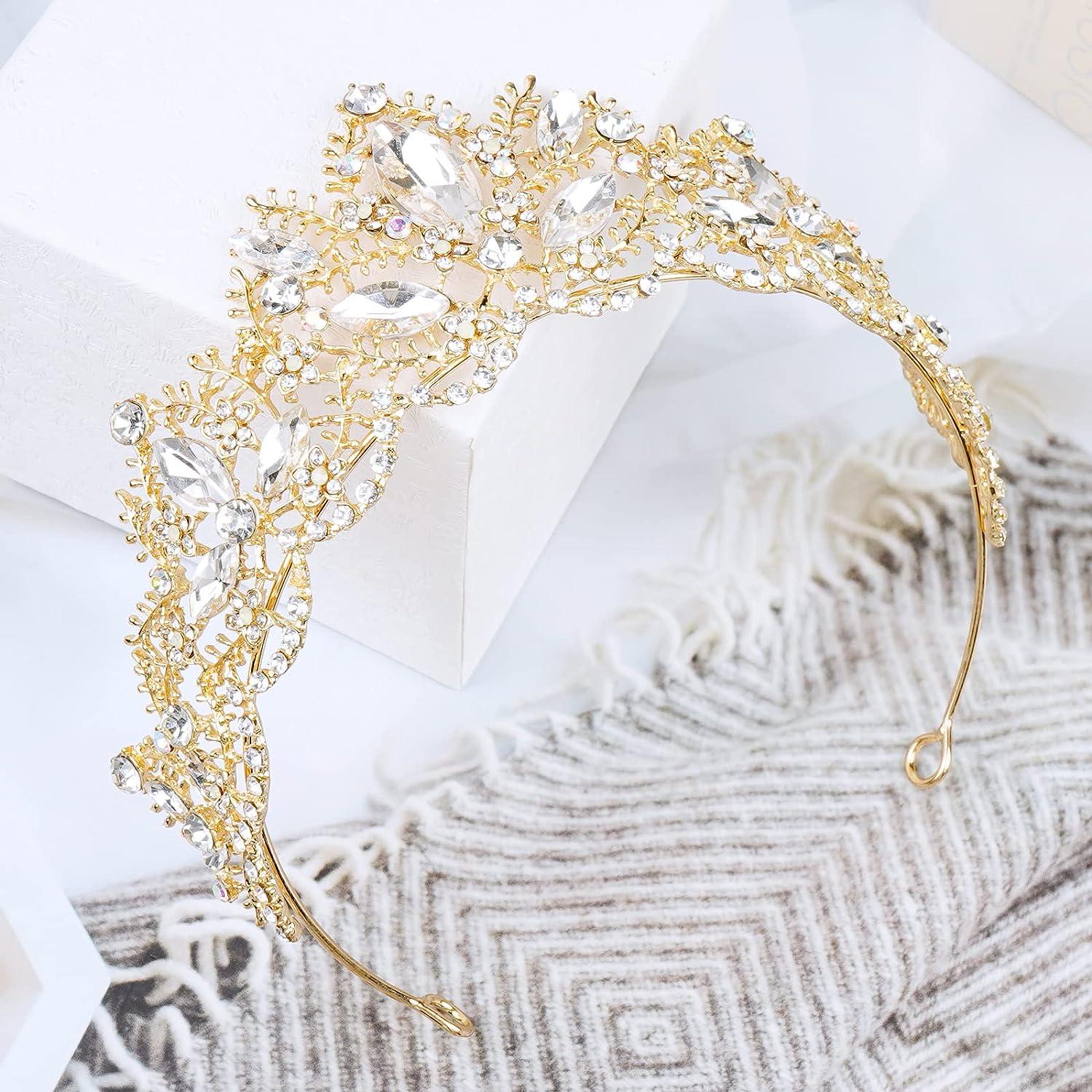 Princess Crystal Tiaras And Crowns Headband Kid Girls Bridal Prom Crown Wedding Party Accessiories Hair Jewelry - View #9