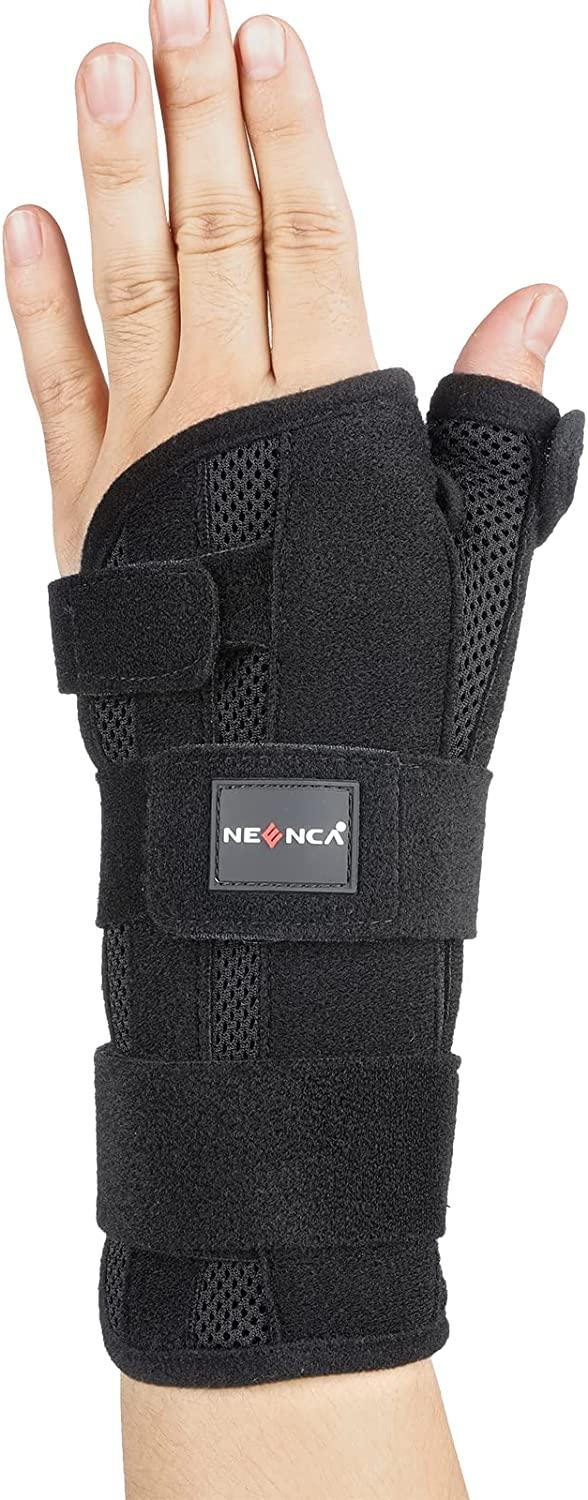 NEENCA Wrist Support Brace, Adjustable Night Sleep Hand Support Brace