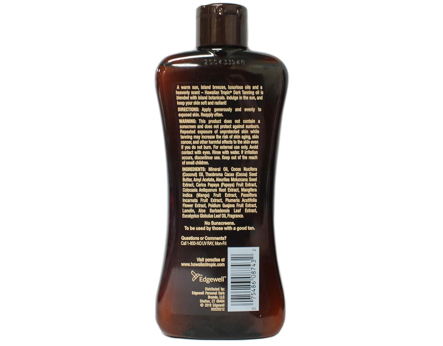 Hawaiian Tropic Dark Tanning Oil Original 8 fl oz (237 ml)