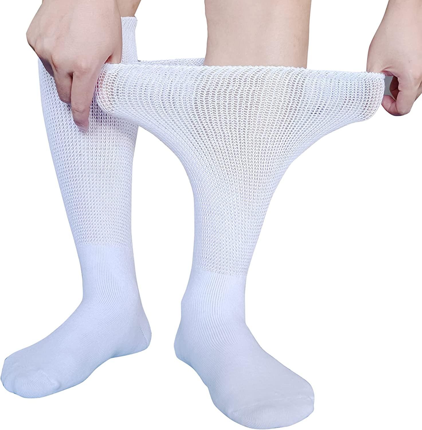 Extra Wide Socks for Lymphedema Swollen Feet Leg, Bariatric Socks, Medical Cast Sock, Diabetic