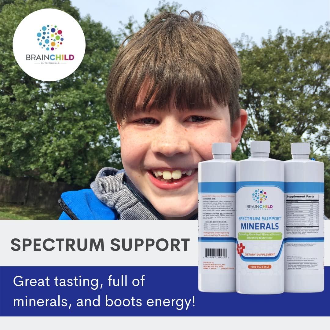 Spectrum Support Minerals Liquid Supplement Gluten, Soy & Dairy Free