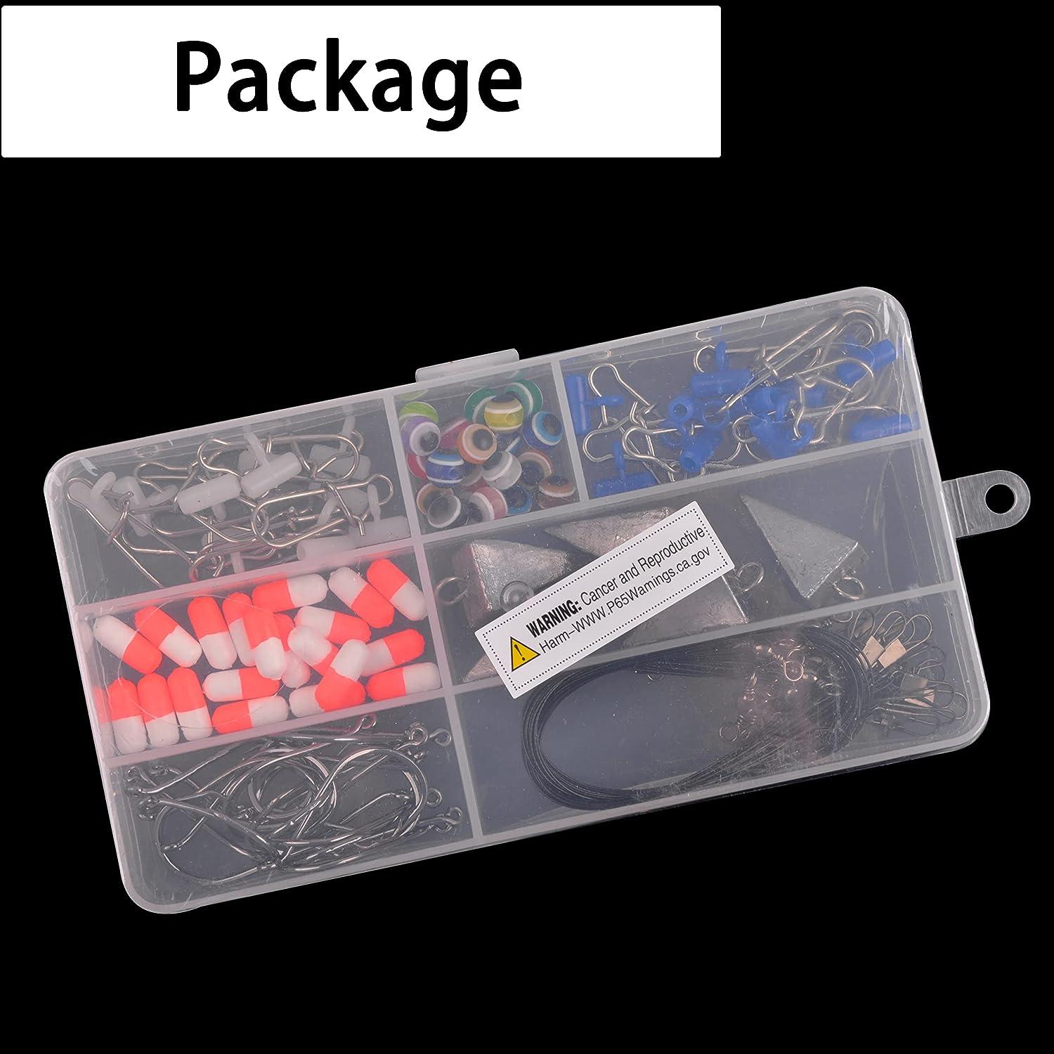 105PCS Saltwater Surf Fishing Tackle Kit Included Fishing Bait