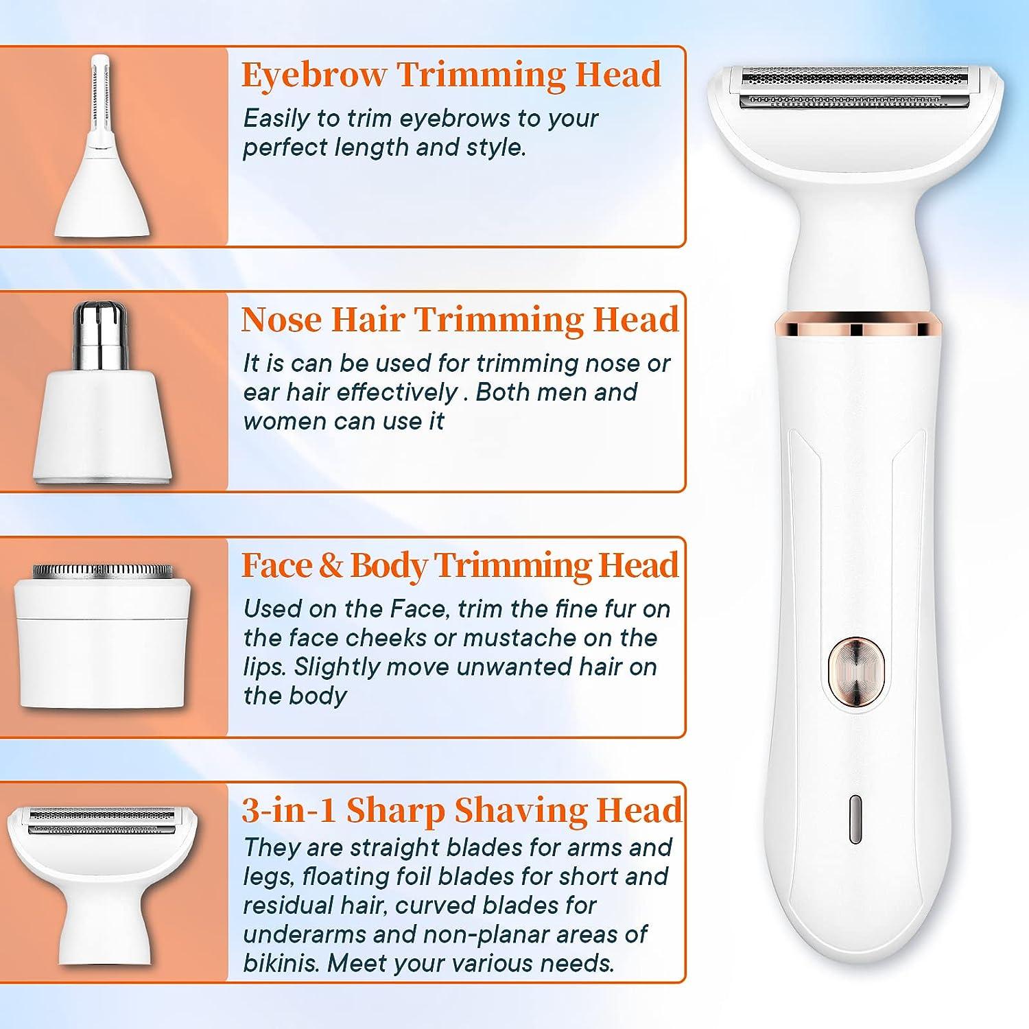 YWZLHWZFZ Electric Razors for Women Facial Hair Removal for Women 4 in