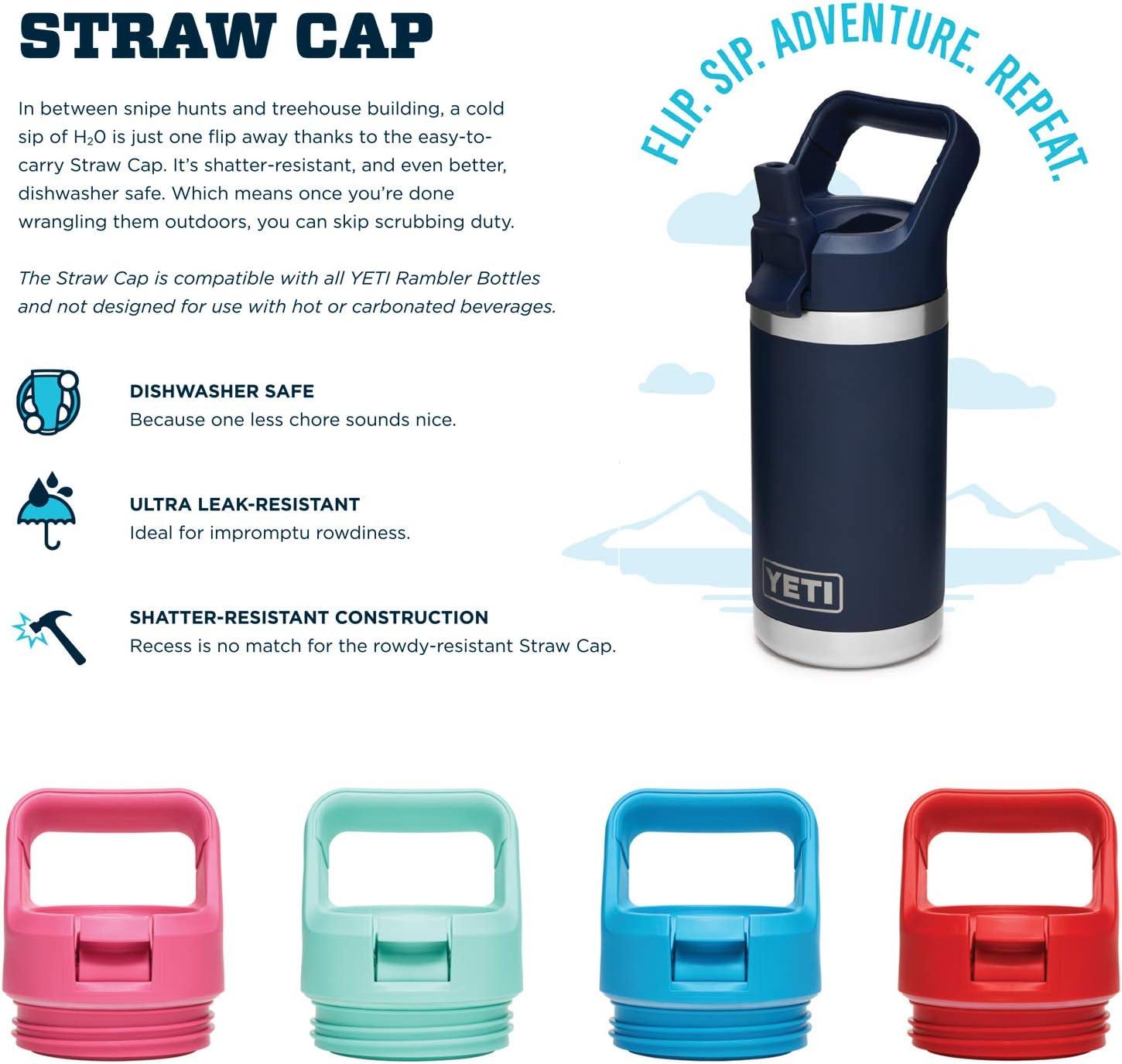 YETI Rambler Jr. 12 oz Kids Bottle | Straw Cap | Canyon Red | Buy