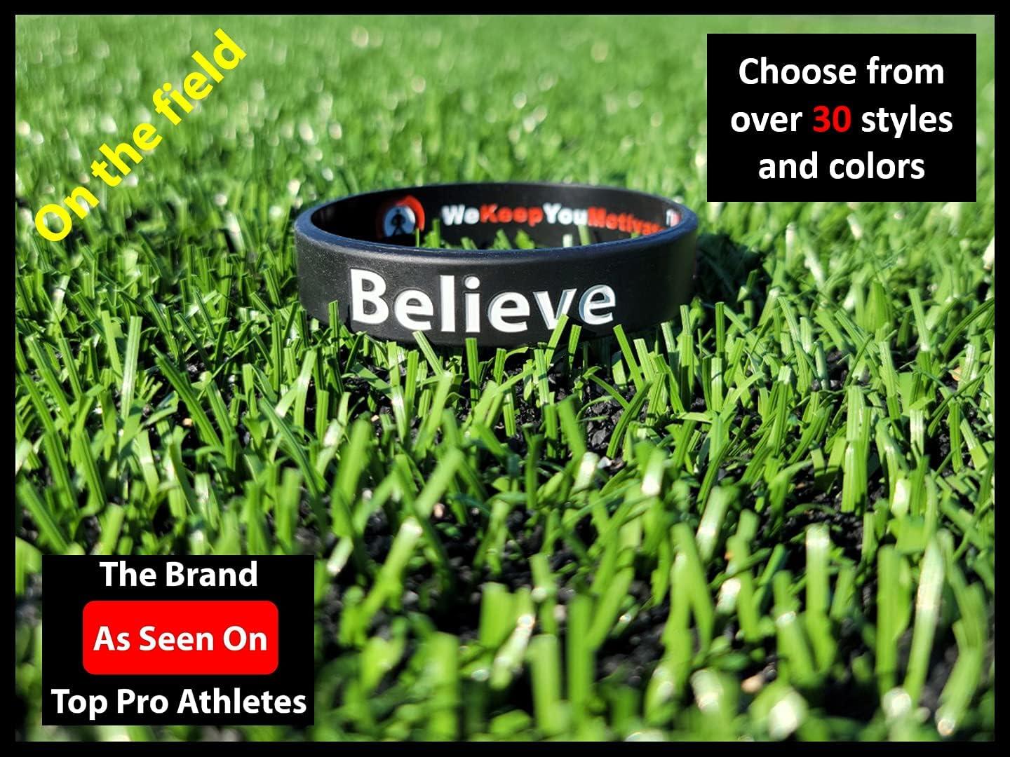 Motivational Wristbands - Worn by Pro Athletes - Silicone Rubber