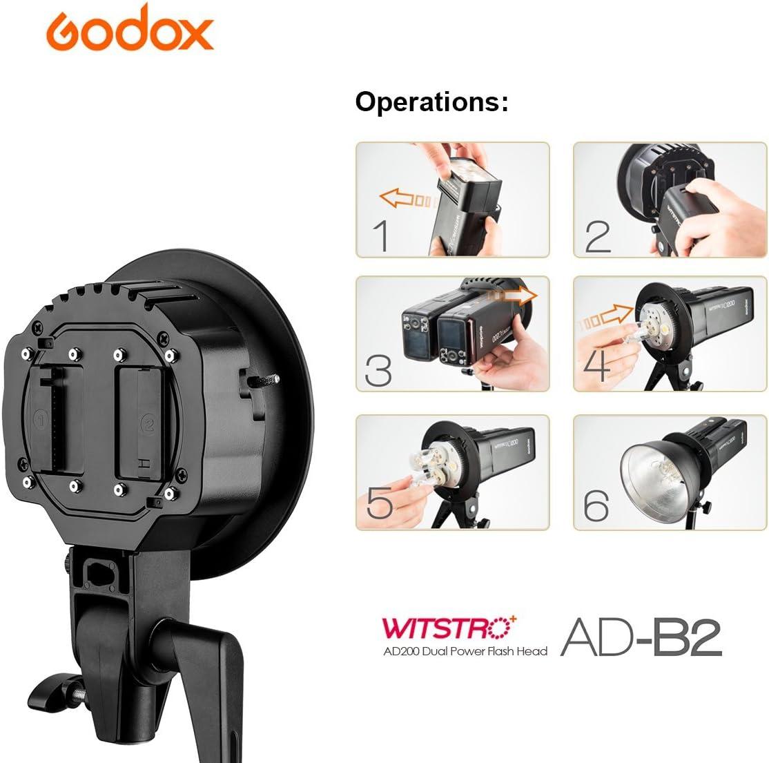 Externí hlava AD-B2 pro dva bateriové blesky AD200 - až 400Ws