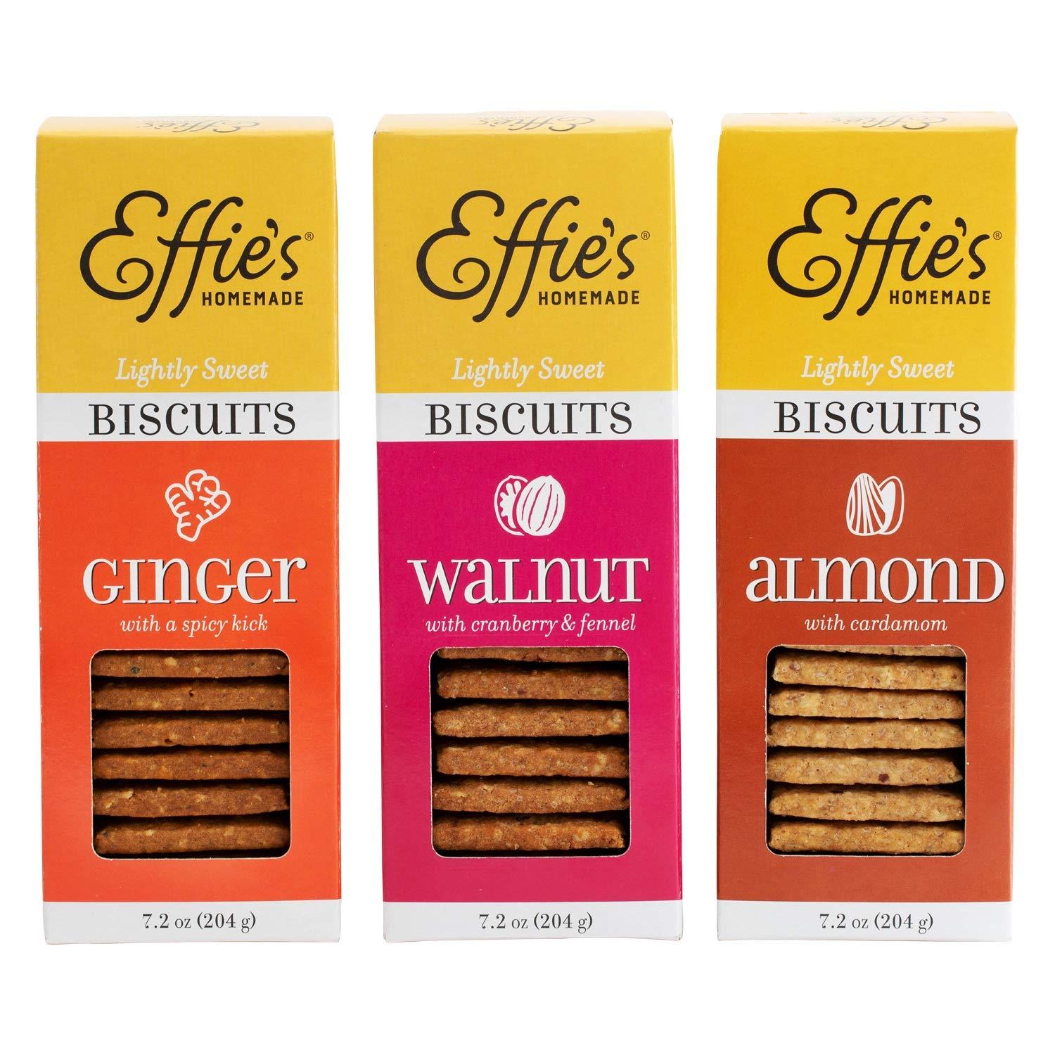 Effie's Homemade AllNatural Lightly Sweetened Gourmet Biscuits Variety