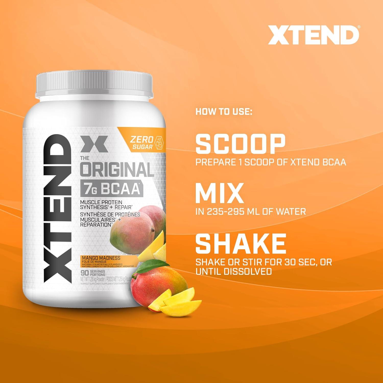 SCIVATION Xtend Bcaa Mango 90 Serves 90 count Multi-colored Mango