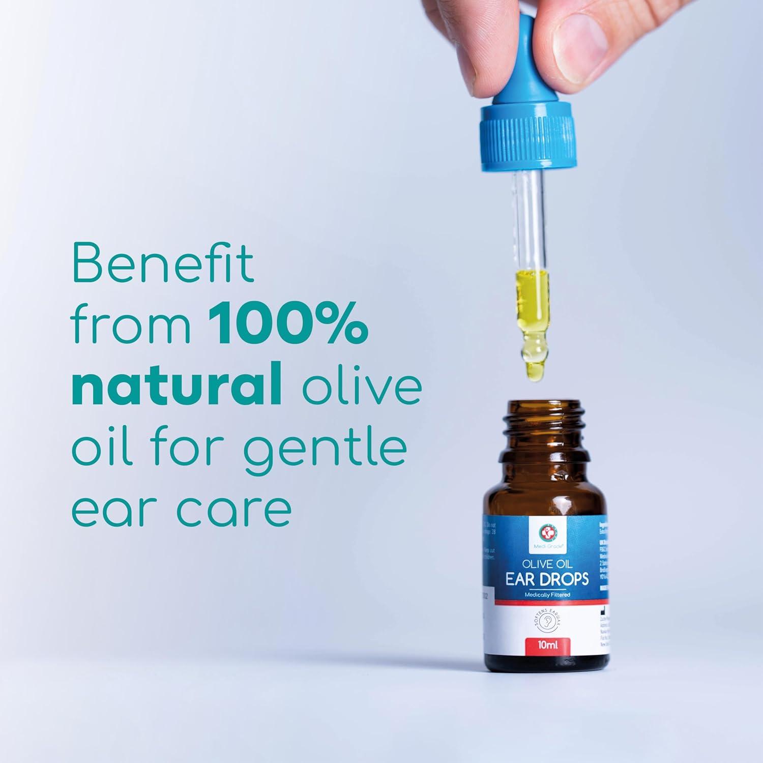 Medi Grade Ear Wax Removal Kit with Olive Oil Ear Drops 10ml The Original Ear Syringe Kit with