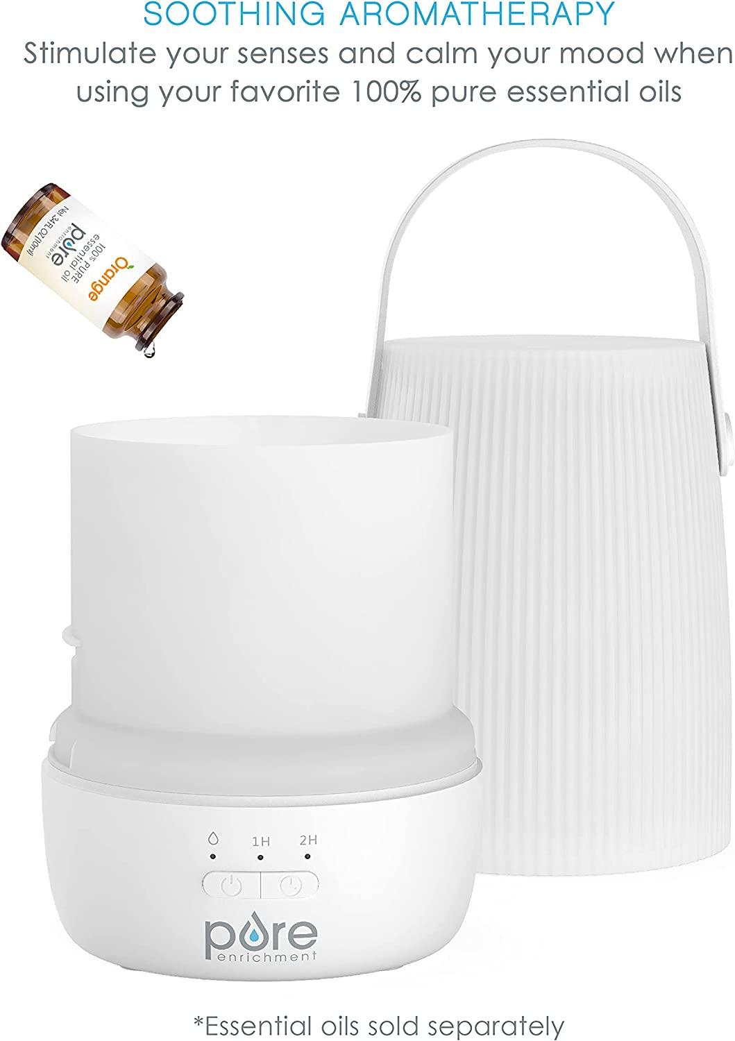 Pure Enrichment® PureSpa™ Zen Cordless Essential Oil Diffuser & Light