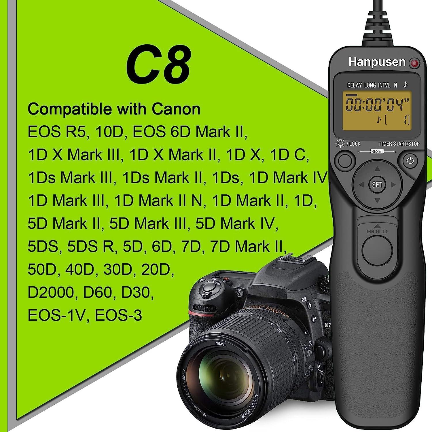 HANPUSEN Timer Remote Shutter Release Intervalometer for HANPUSEN Timer Remote Shutter Release Intervalometer for