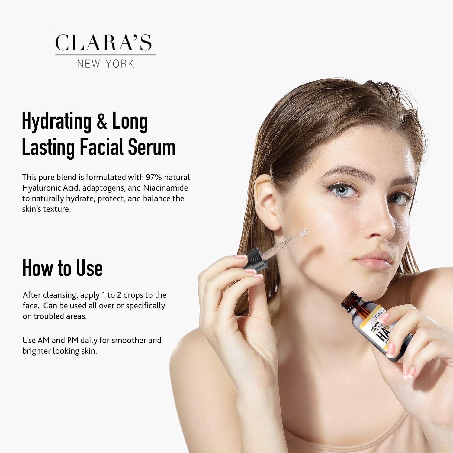 CLARA'S NEW YORK Advanced Hyaluronic Acid Facial Serum 30ml with