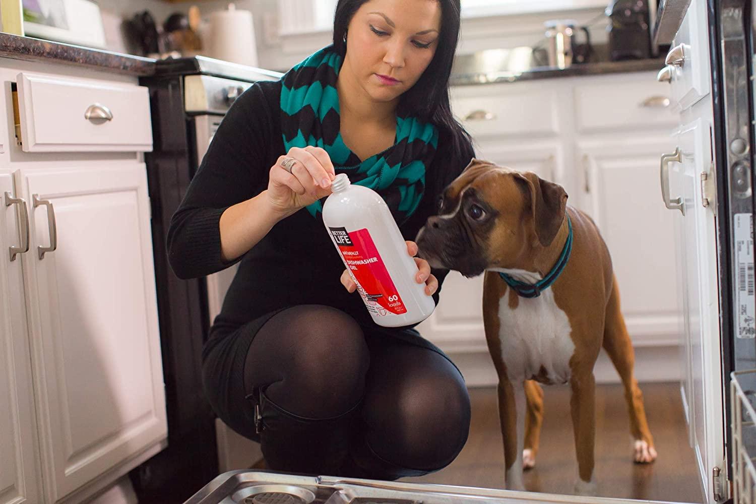 Better Life Natural Dishwasher Gel Detergent, 30 Fl Oz, Pack of 2 30 Fl