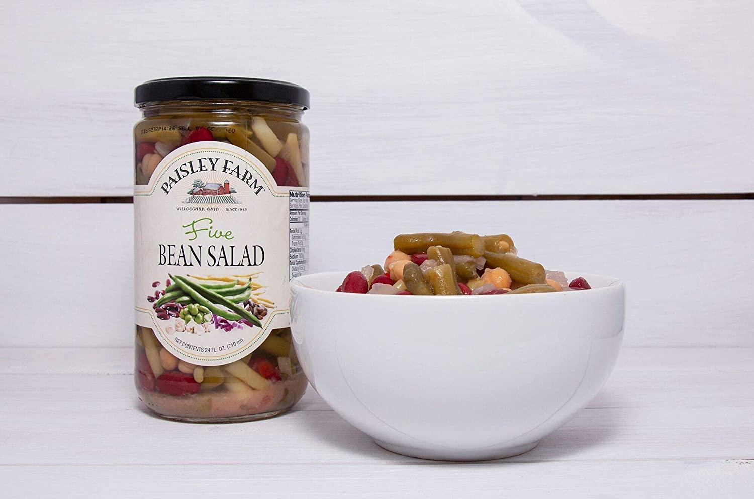 Paisley Farm Five Bean Salad, 24 oz (Pack of 6)