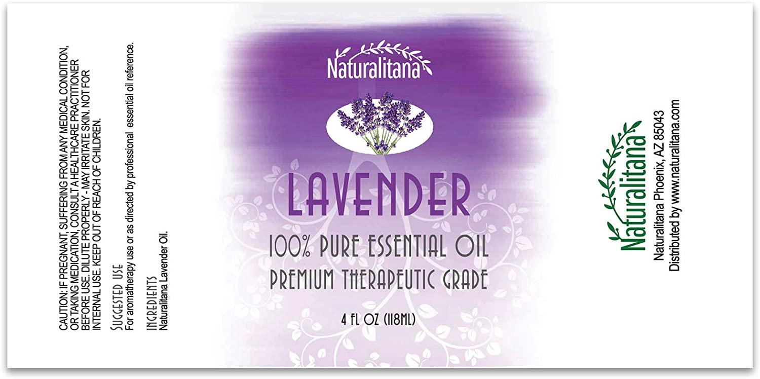 Best Lavender Essential Oil (4oz Bulk Lavender Oil) Aromatherapy Lavender  Essential Oil for Diffuser, Soap, Bath Bombs, Candles, and More!.