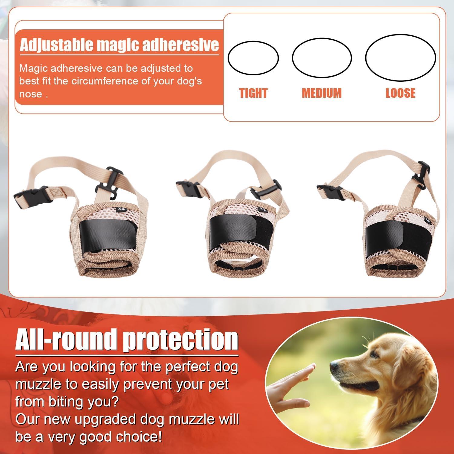 Foxtail Mask For Dogs Muzzle For Dog Soft Pet Muzzle To Stop