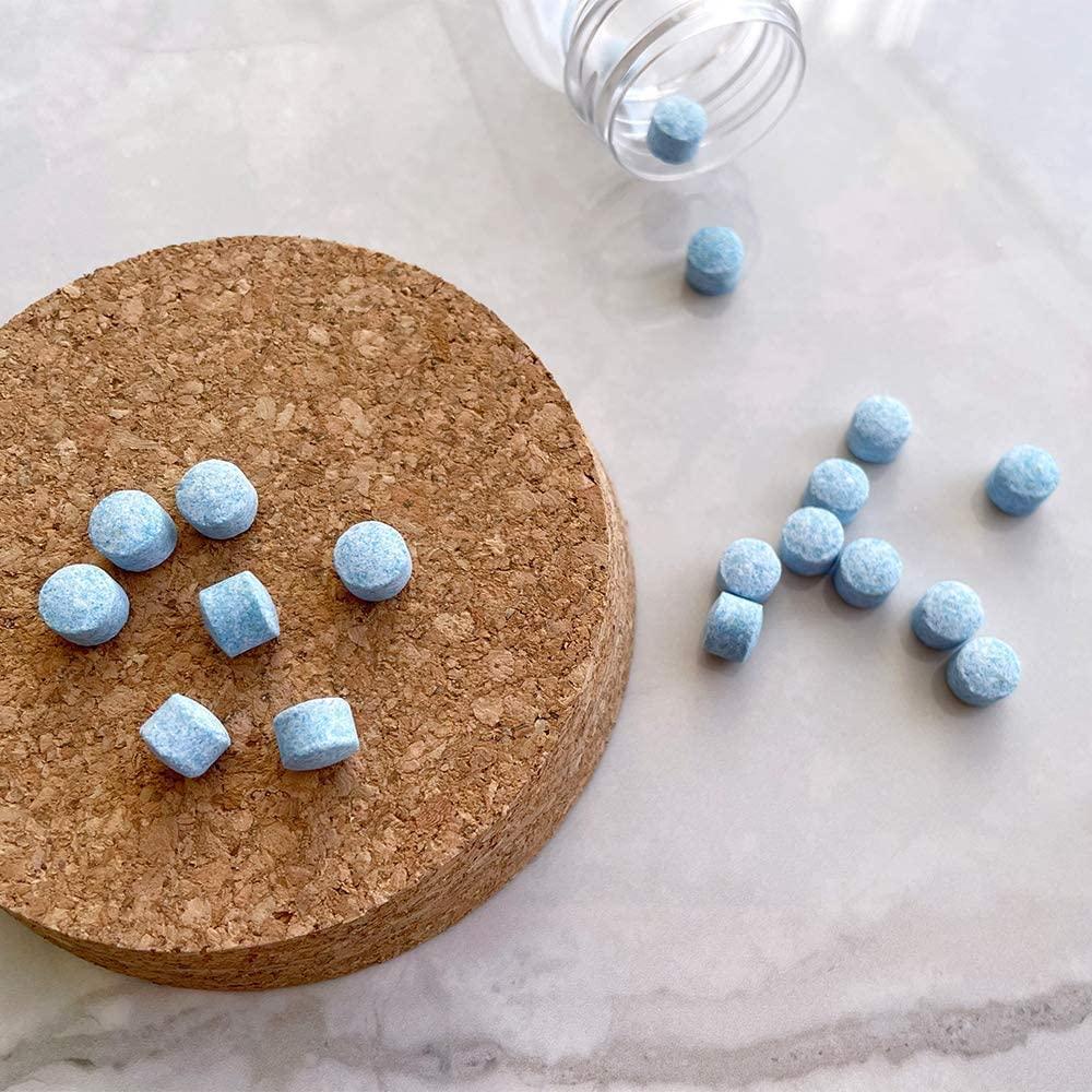 Mouthwash Tabs with Baking Soda, Mint & Spirulina Natural Chewable