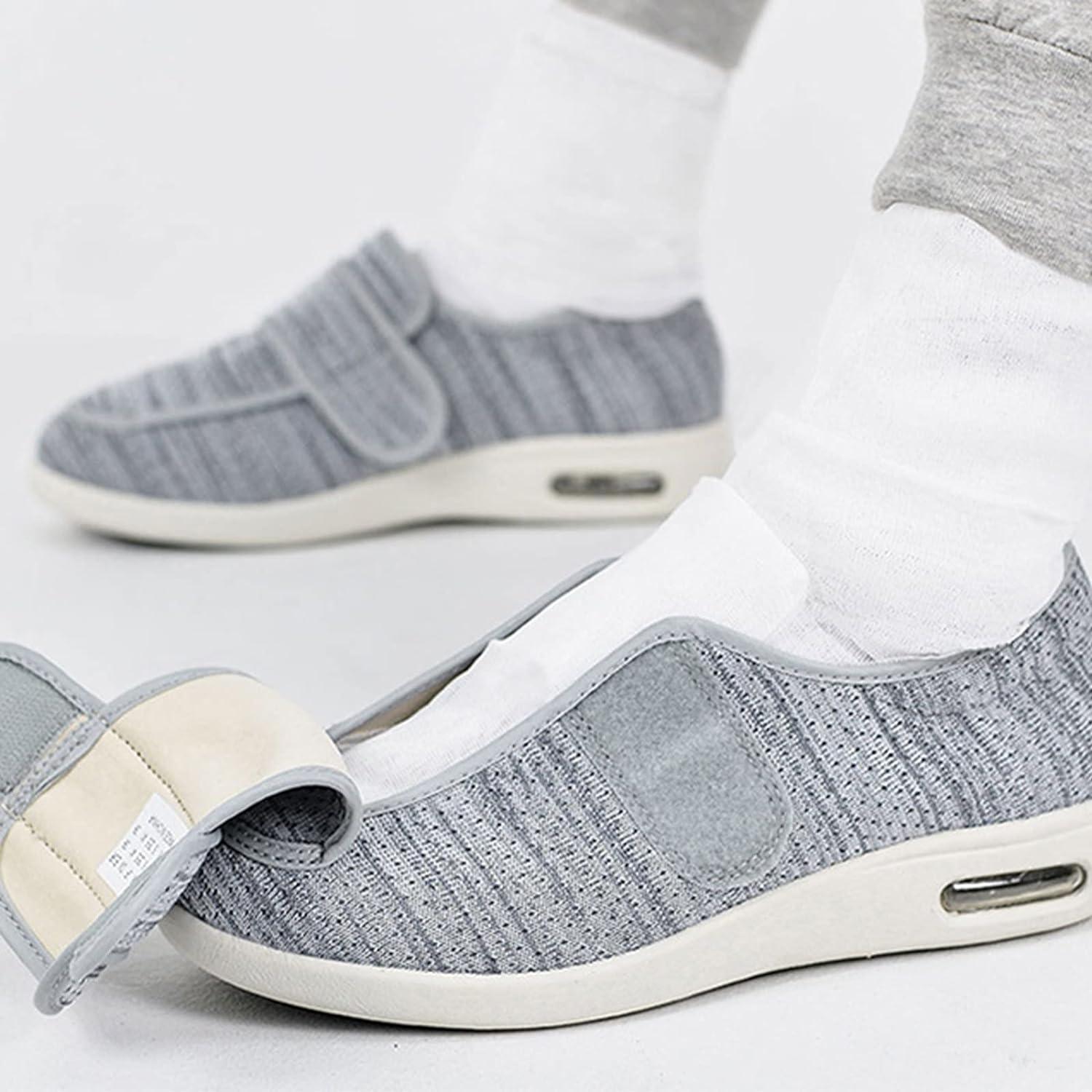 Diabetic/Edema/Lymphedema Men's Shoes Wide Width Adjustable Closure