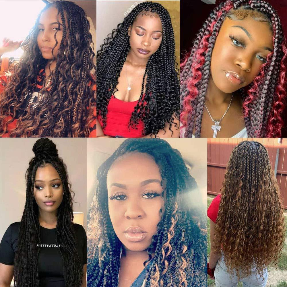 6 Packs Goddess Box Braids Crochet Hair 20 Inch Nigeria