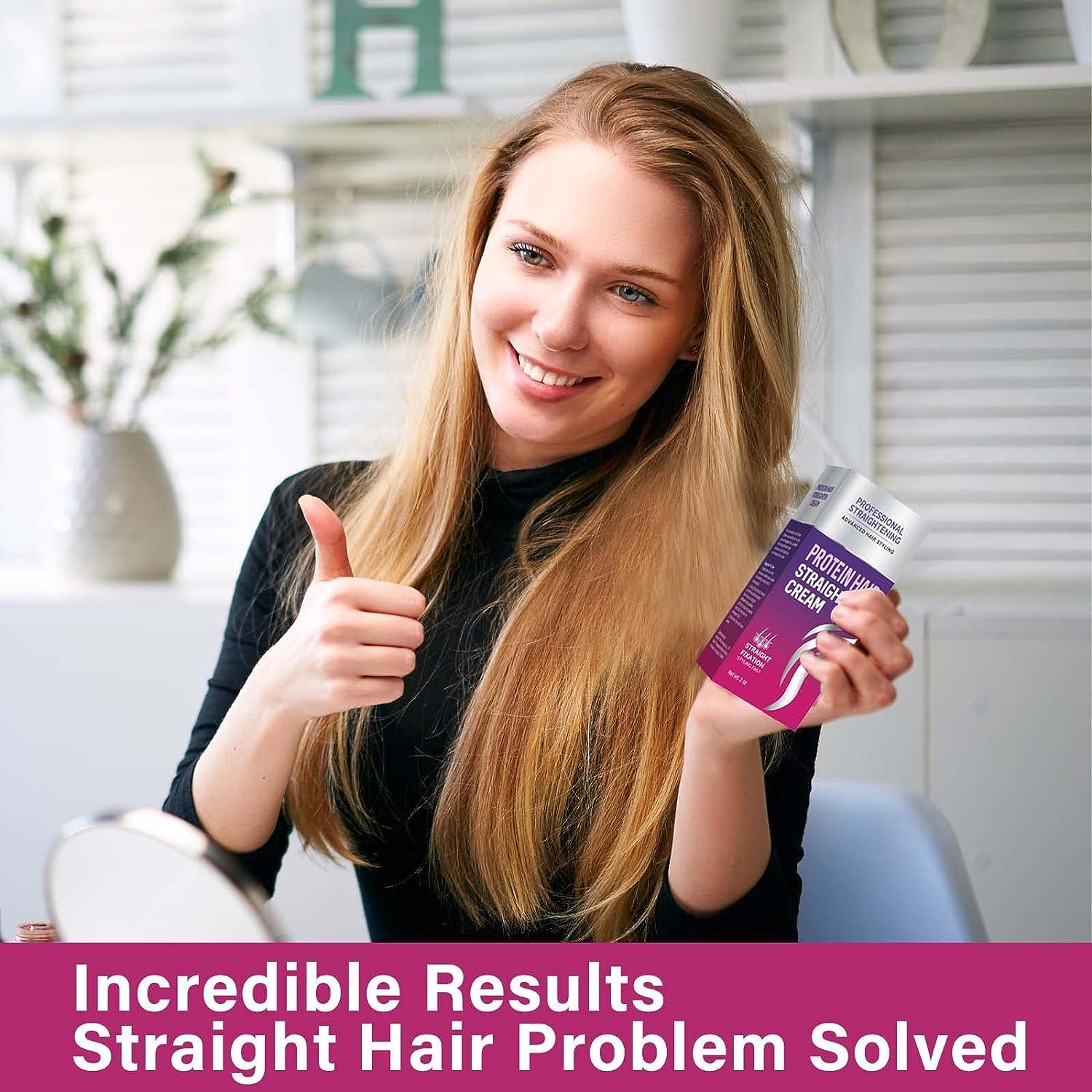 Hair creams for best sale straightening hair