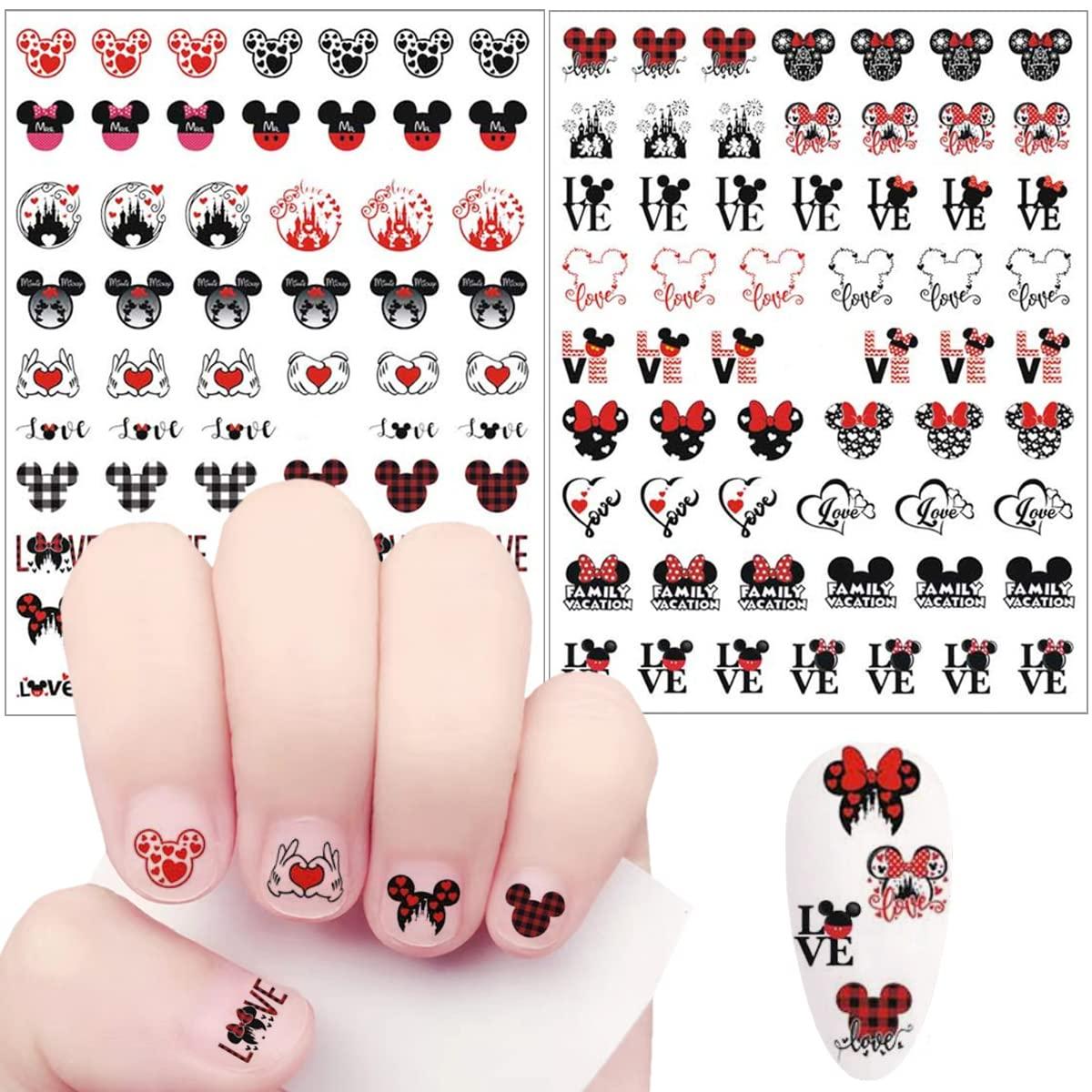 Valentine's Nail Art 2021 (Right Hand) by FlowerPhantom on DeviantArt