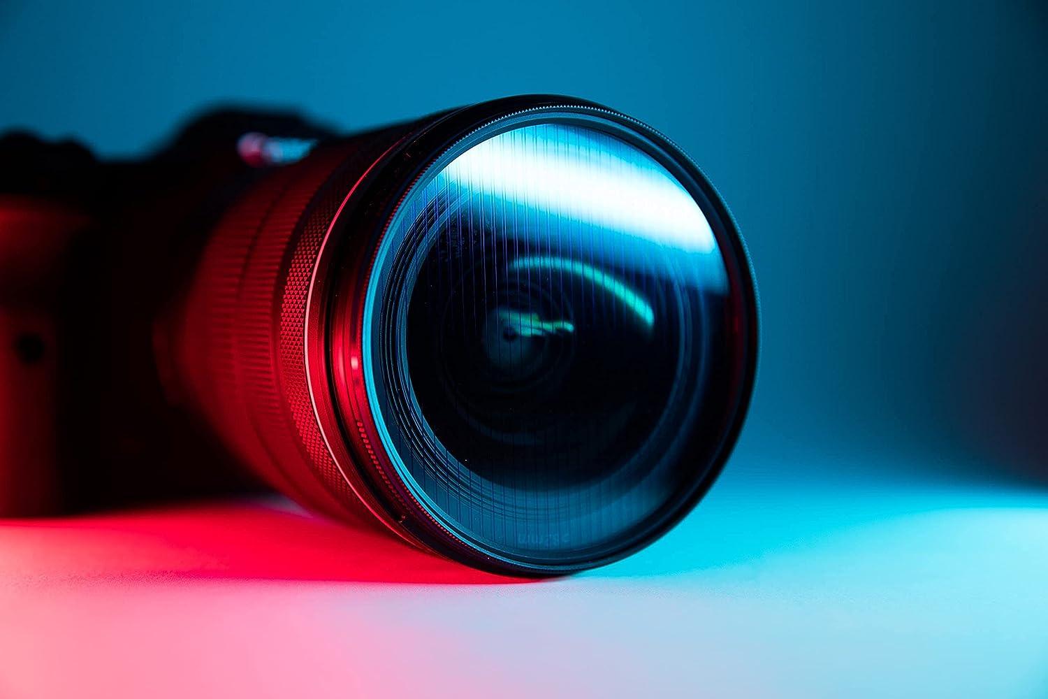 DOGBOO Filtre à Stries Arc-en-ciel Bleu Orange 77/82 Mm Filtre FX Flare Radiant (taille : 77 Mm, Couleur : Clair Rayonnant