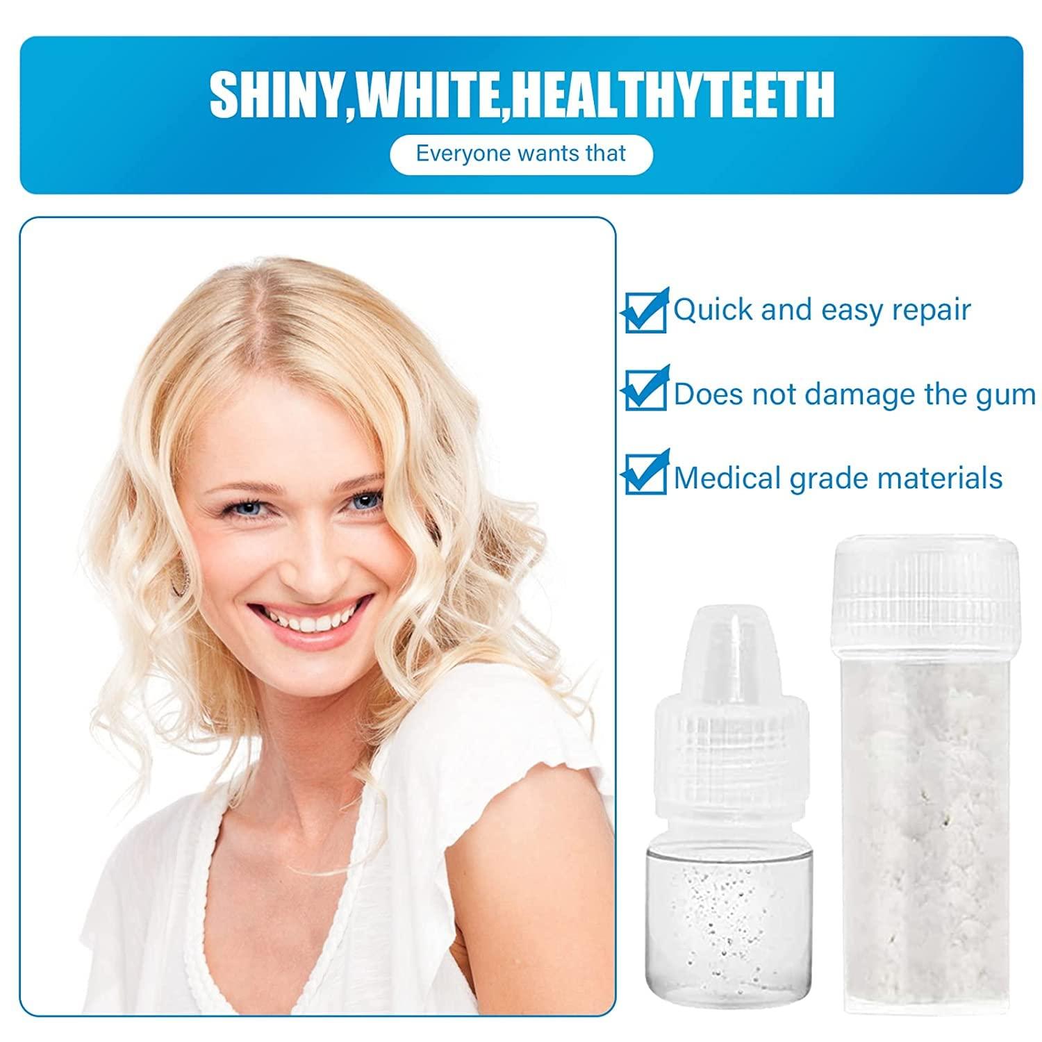 Tooth Repair Kit, Moldable False Teeth,DIY Dental Repair Kit Glue for