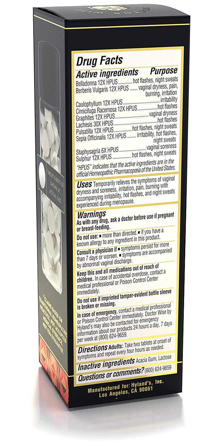 Hyland s Naturals Menopause Natural Homeopathic Relief of Vaginal