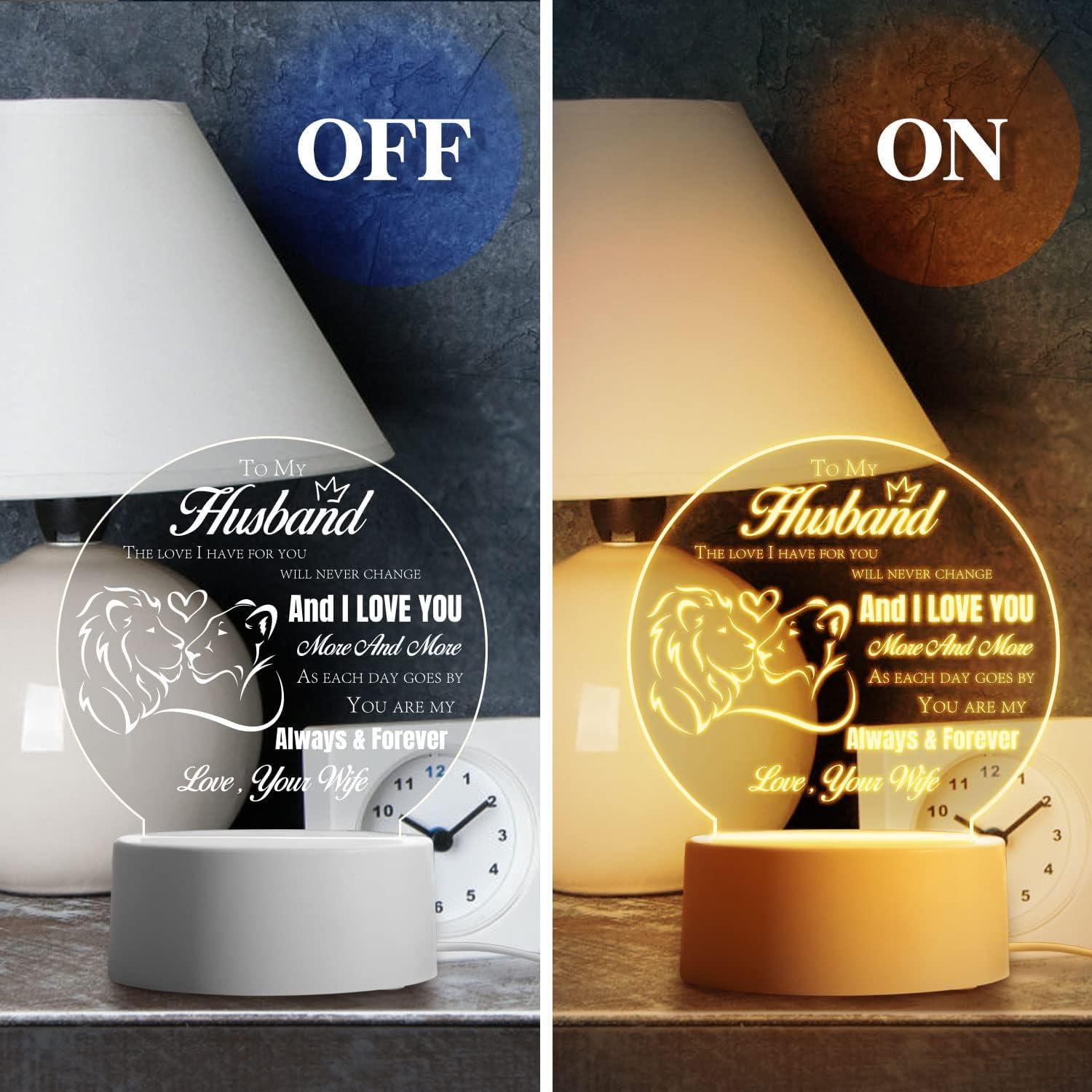 Birthday Gifts Gifts For Husband On Wedding Night Engraved Acrylic